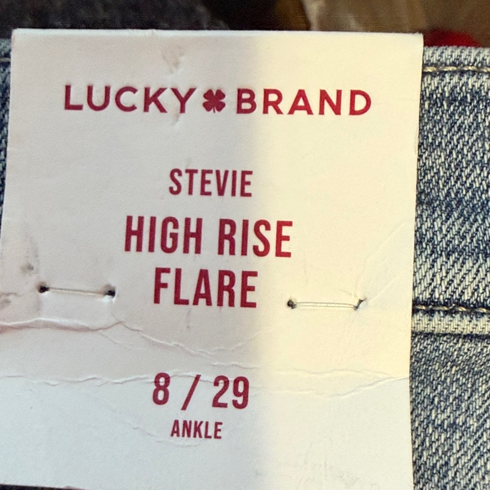 Women's Lucky Brand High Rise Flare Jeans 8/29 Nwt - Picture 5 of 12